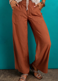 Wide Leg Pants with Pockets