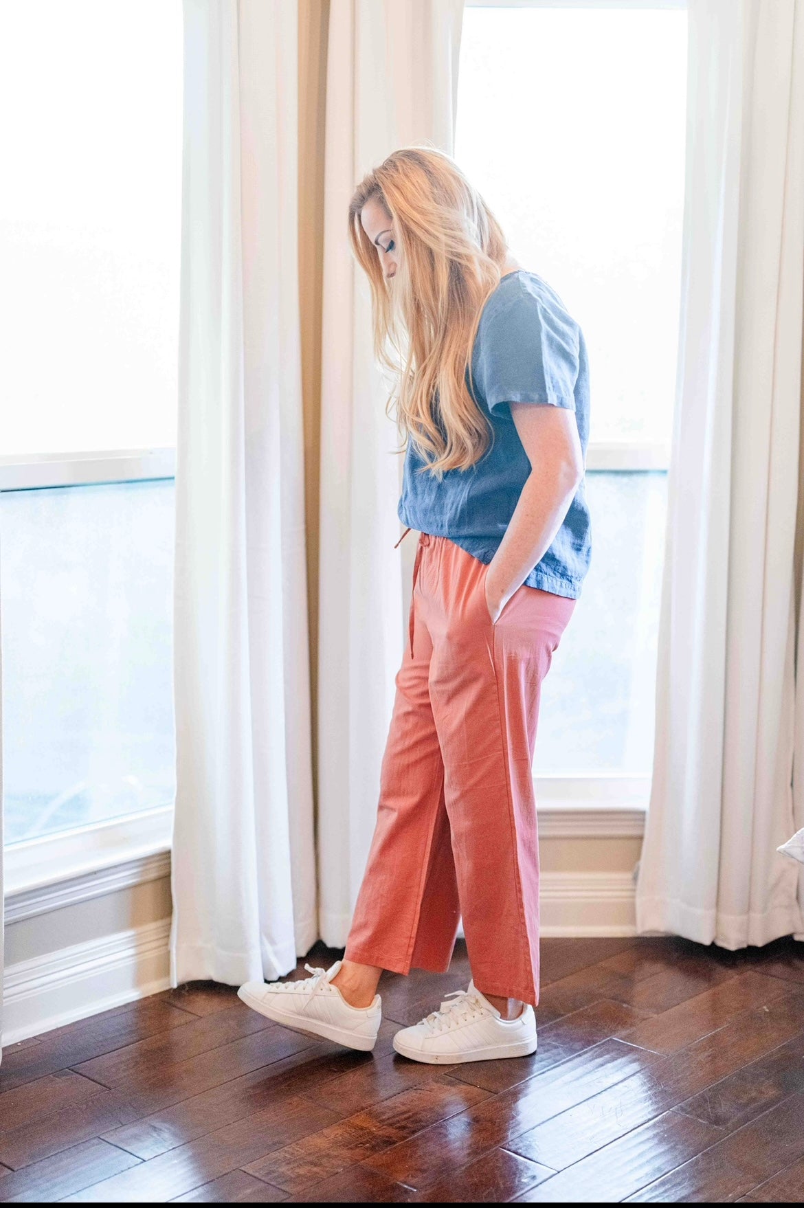 Fast Shipping-Wide Leg Pants with Pockets