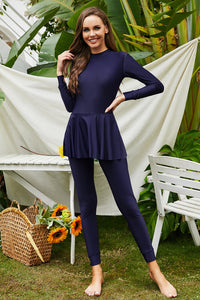 Long Sleeve One-Piece Swimwear