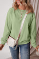 Fast Shipping-Round Neck Long Sleeve Sweatshirt