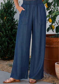 Fast Shipping-Wide Leg Pants with Pockets