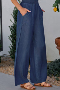 Wide Leg Pants with Pockets