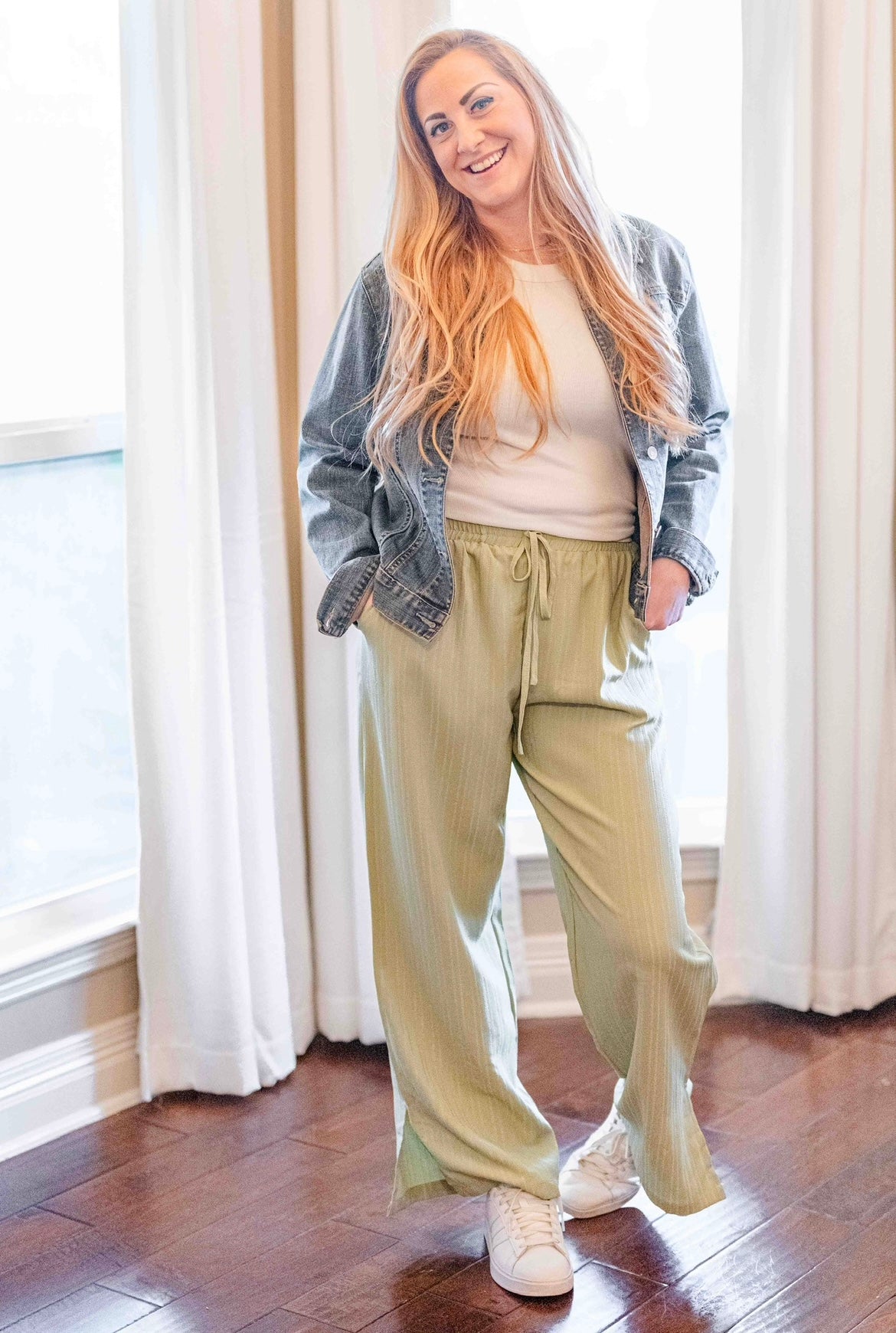 High Waist Wide Leg Pants