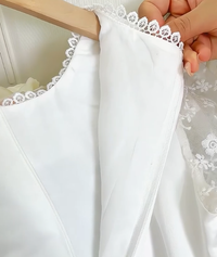 First Communion Long-Sleeve Lace Dress