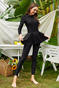 Long Sleeve One-Piece Swimwear