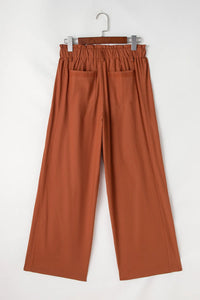 Fast Shipping-Wide Leg Pants with Pockets