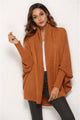 Open Front Batwing Sleeve Cardigan