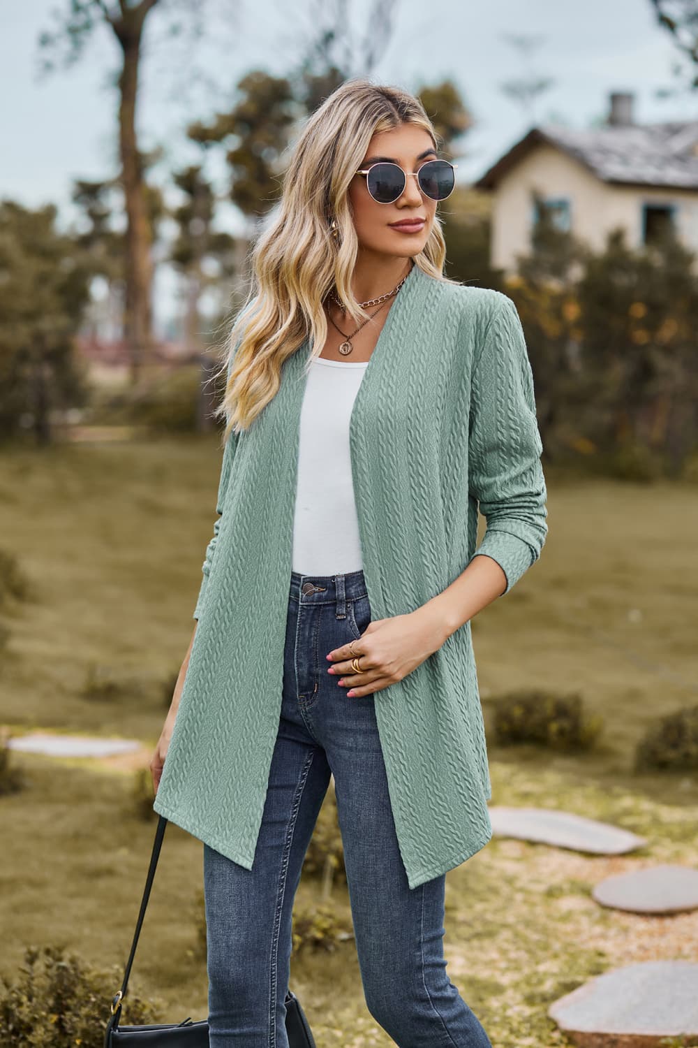 Long sleeve cardigan sales dress